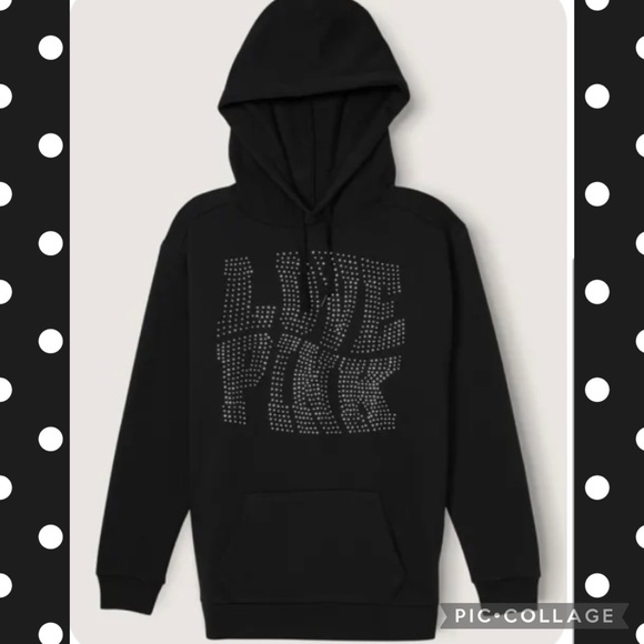 Victoria's Secret PINK Bling Hoodie And
Matching Shine Leggings size XXL 2X - Picture 4 of 11